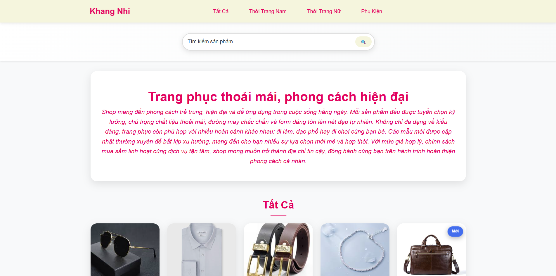 Shop quần áo Khang Nhi